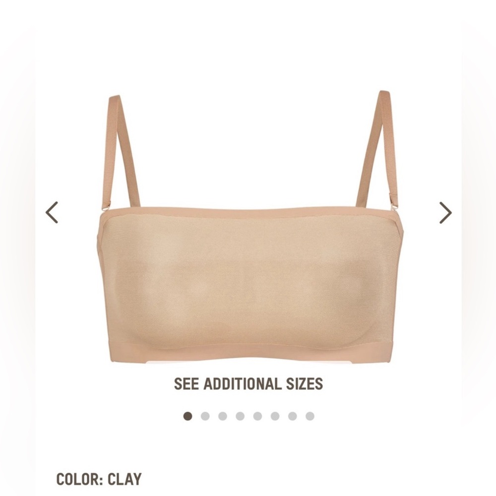 SKIMS SHEER SCULPT BANDEAU - NWT SIZE MEDIUM